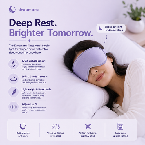 Dreamora™ Weighted Sleep Mask