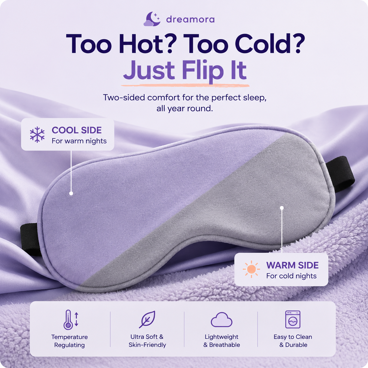 Dreamora™ Weighted Sleep Mask