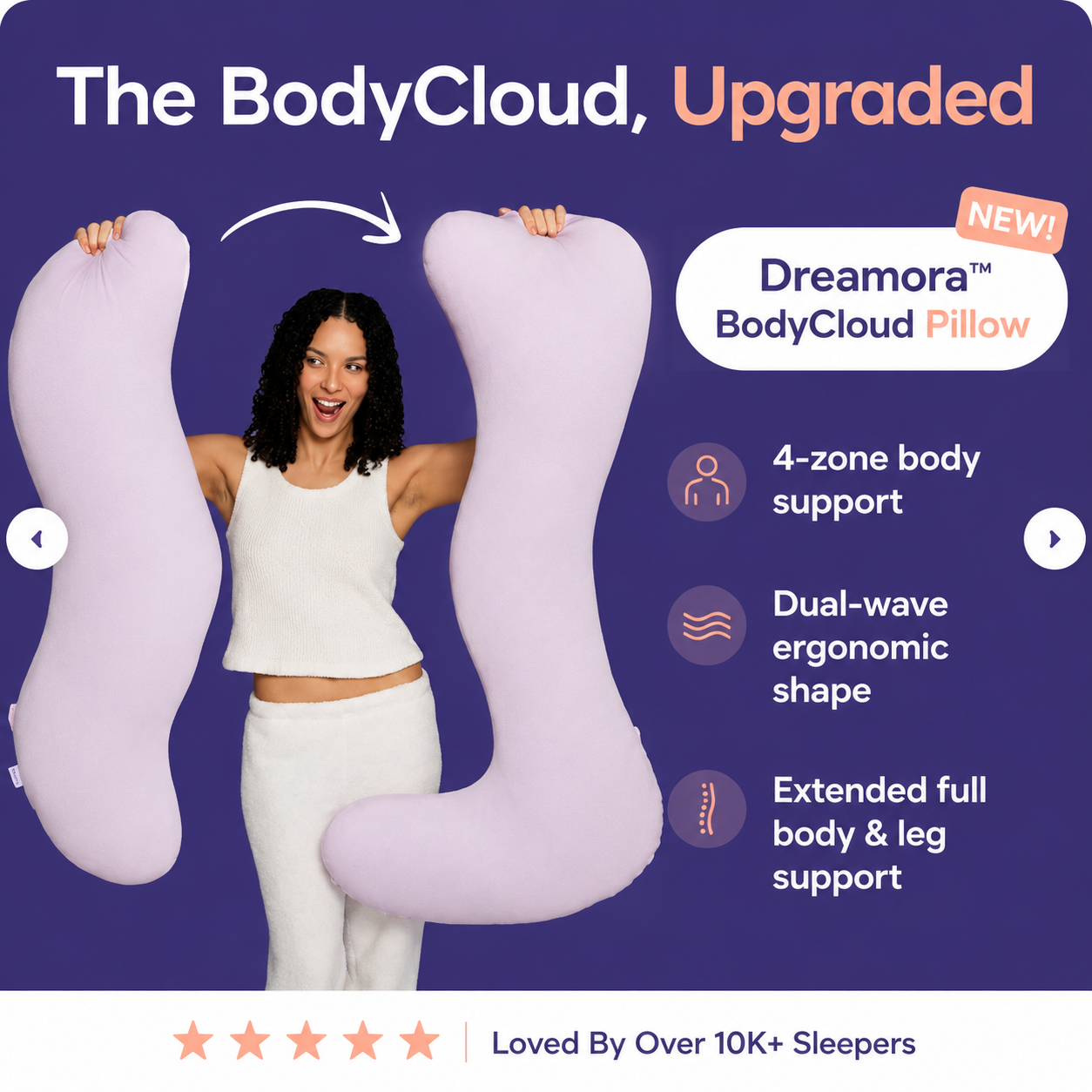 Dreamora™ BodyCloud Pillow